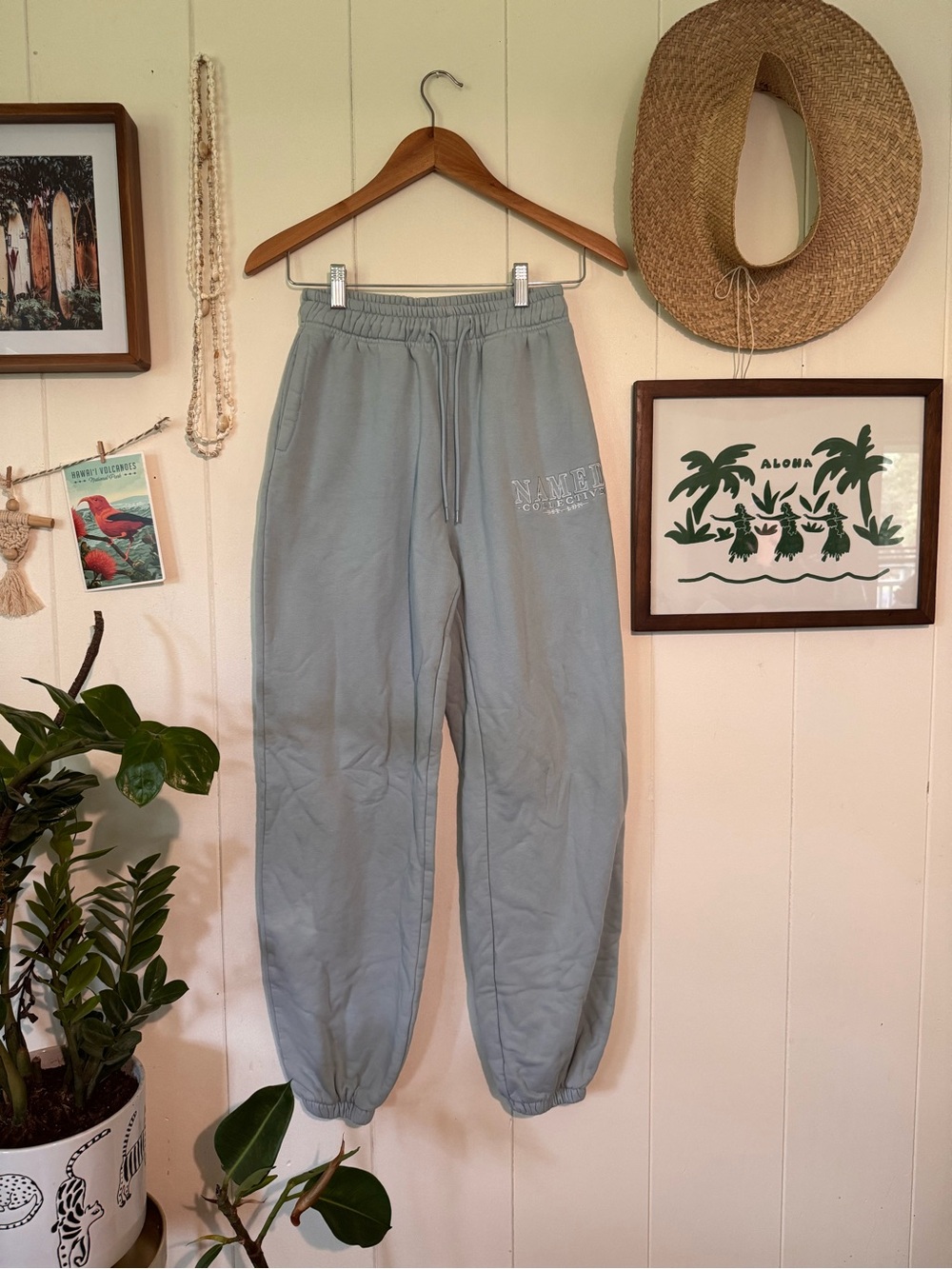 Named Collective light blue sweatpants